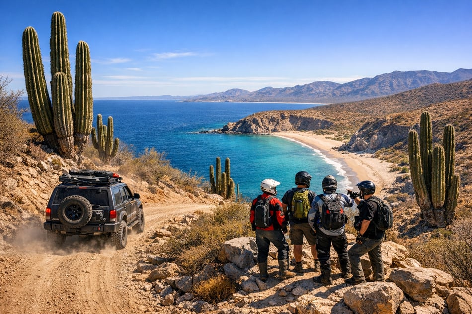 Off-Road El Coyote — desierto y playa en un solo camino