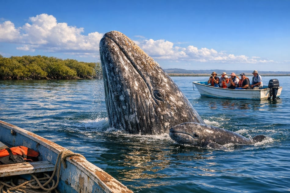 Ballena Gris en Puerto Chale — el avistamiento más íntimo de Baja California Sur