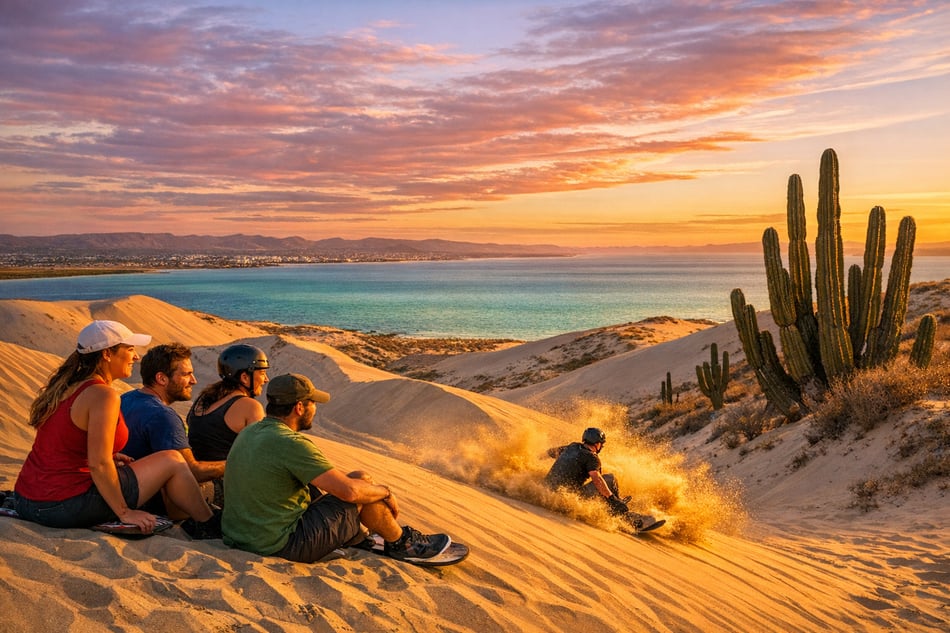 Sandboarding en las Dunas de El Mogote — La Paz