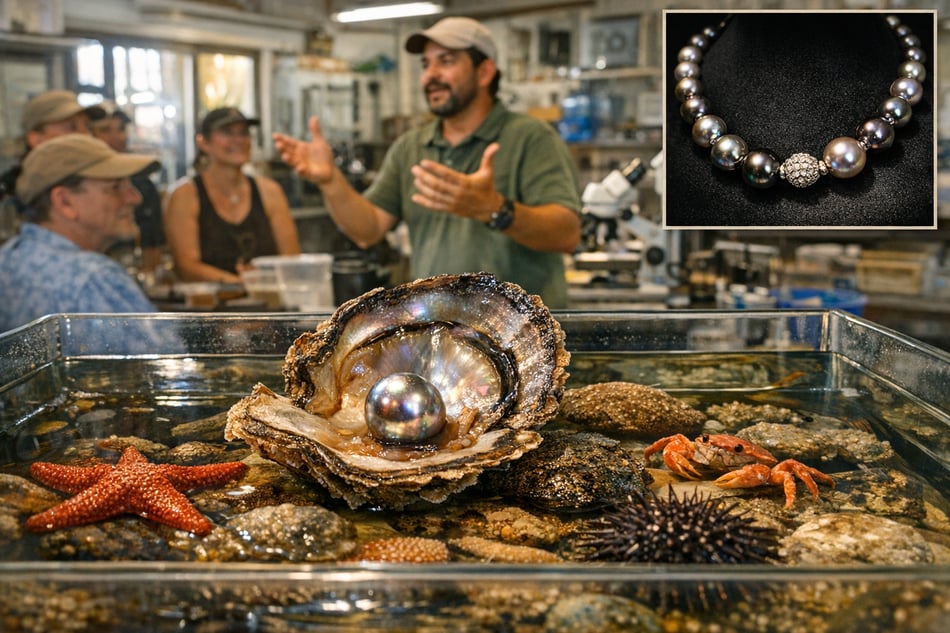 Granja de Perlas en La Paz — el nacimiento de una perla