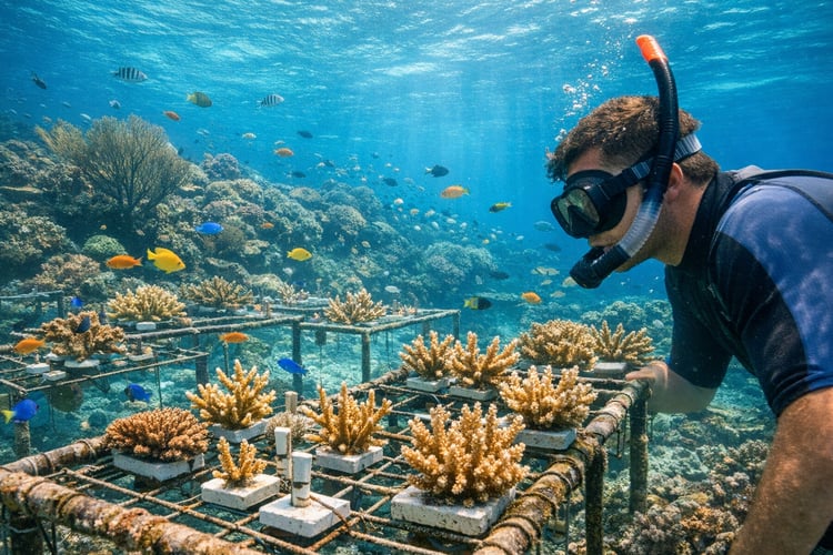 Coral Farm La Paz — el arrecife que estamos salvando