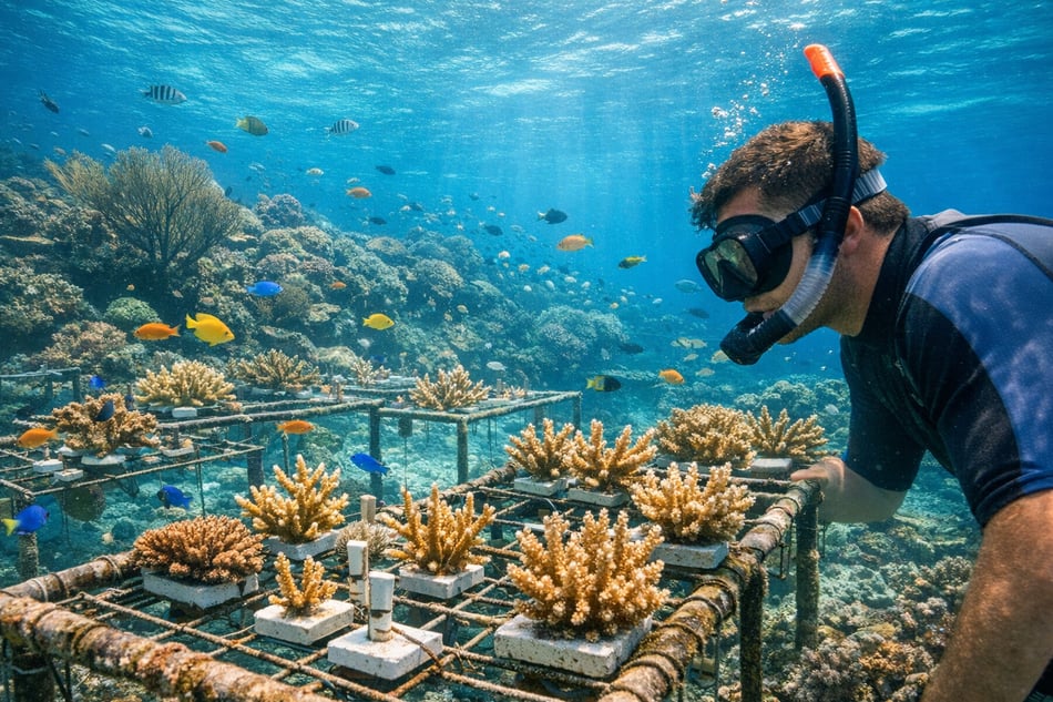 Coral Farm La Paz — el arrecife que estamos salvando