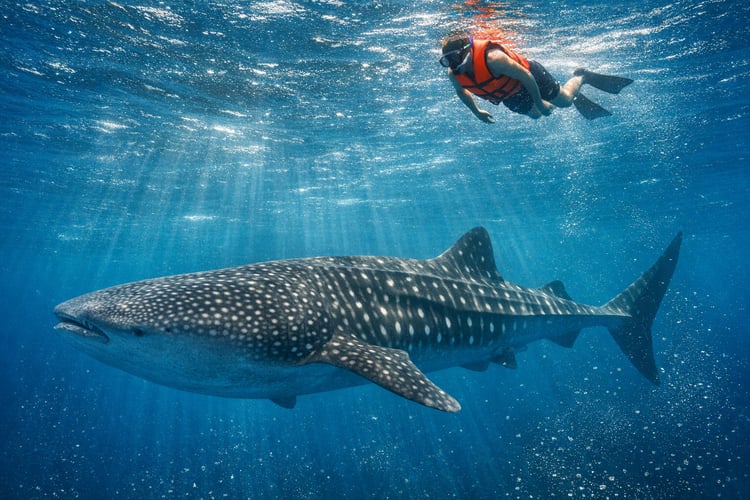 Nadar con Tiburón Ballena en La Paz