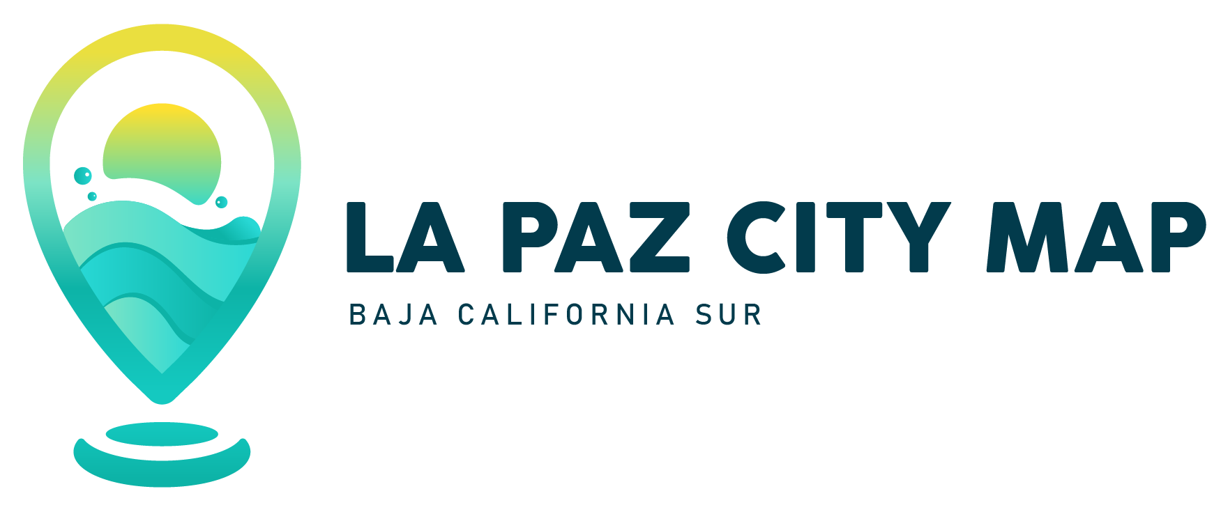 La Paz City Map Logo